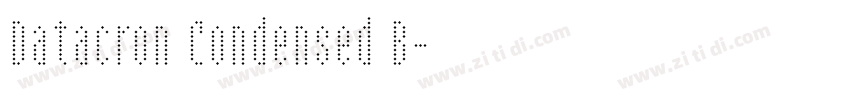Datacron Condensed B字体转换